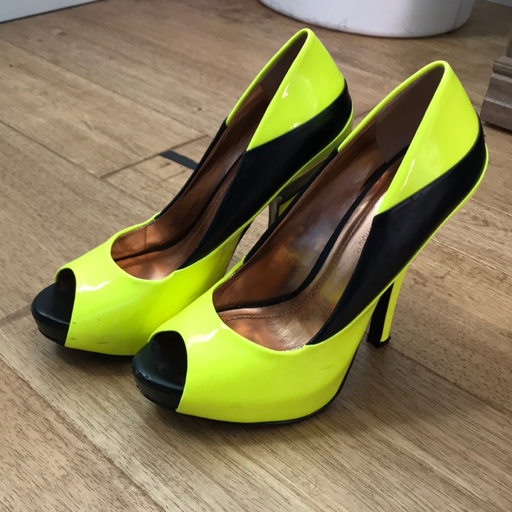 BCBGeneration neon heels